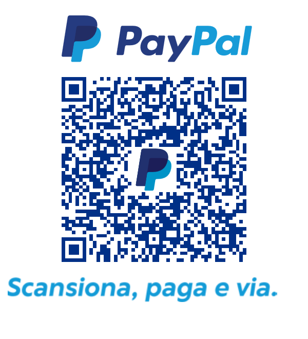 Inquadra il Qrcode per pagare con la app PayPal